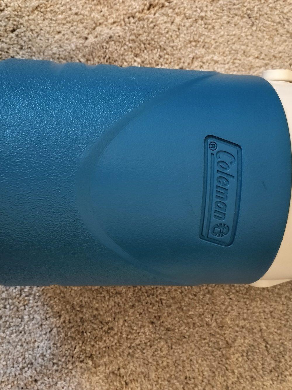 Coleman Blue and White Insulated Water Cooler Jug 1 Gallon